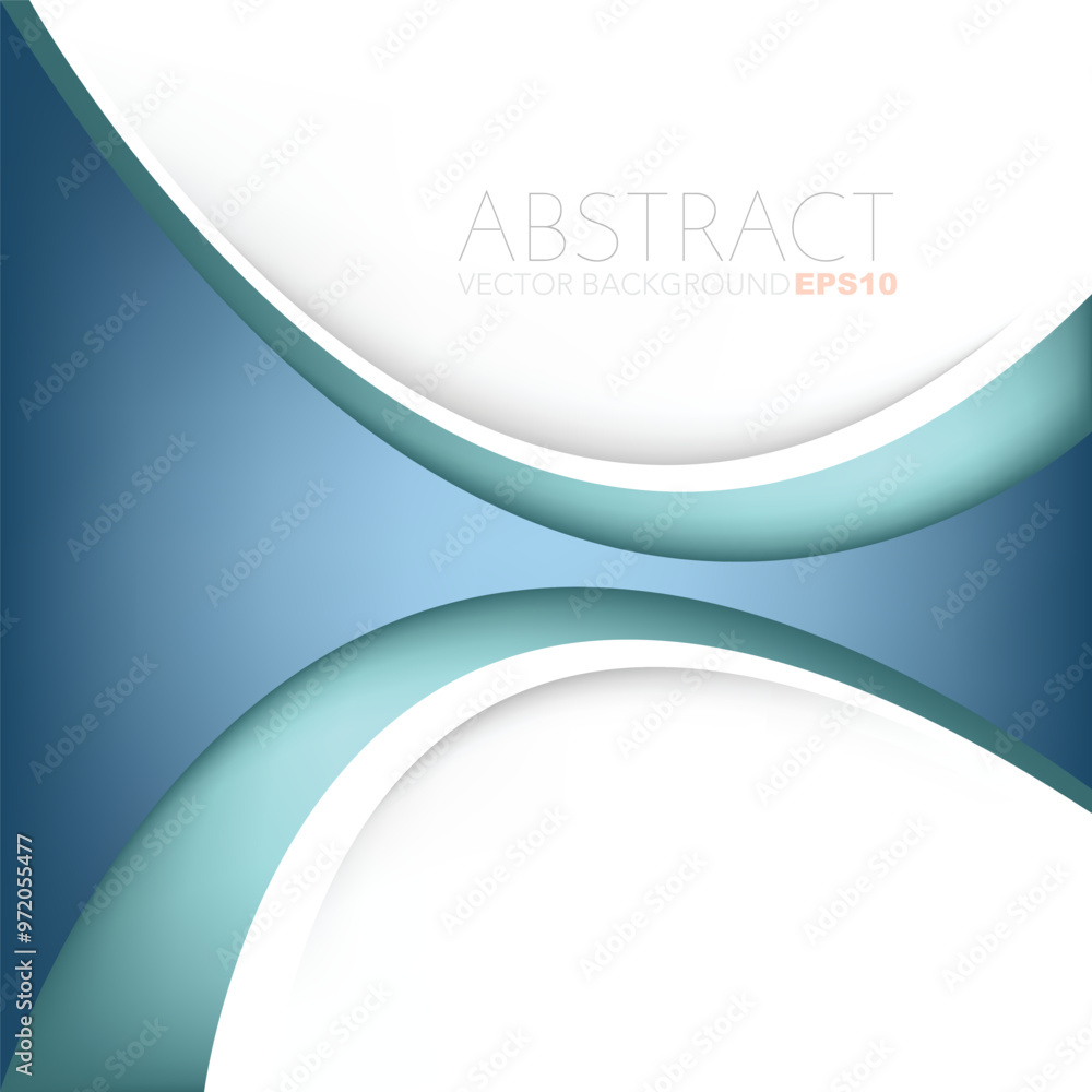Poster graphic vector curve line overlap background for text and message design