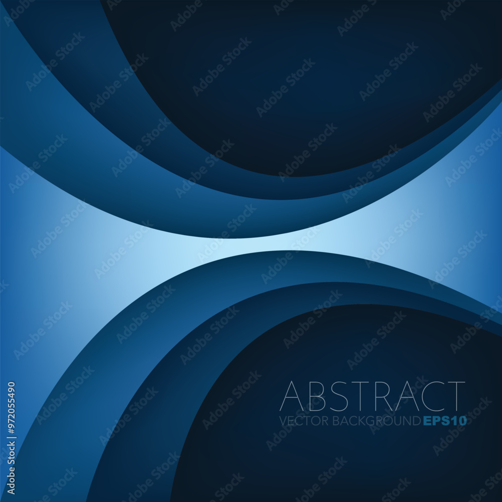 Fototapete graphic vector curve line overlap background for text and message design