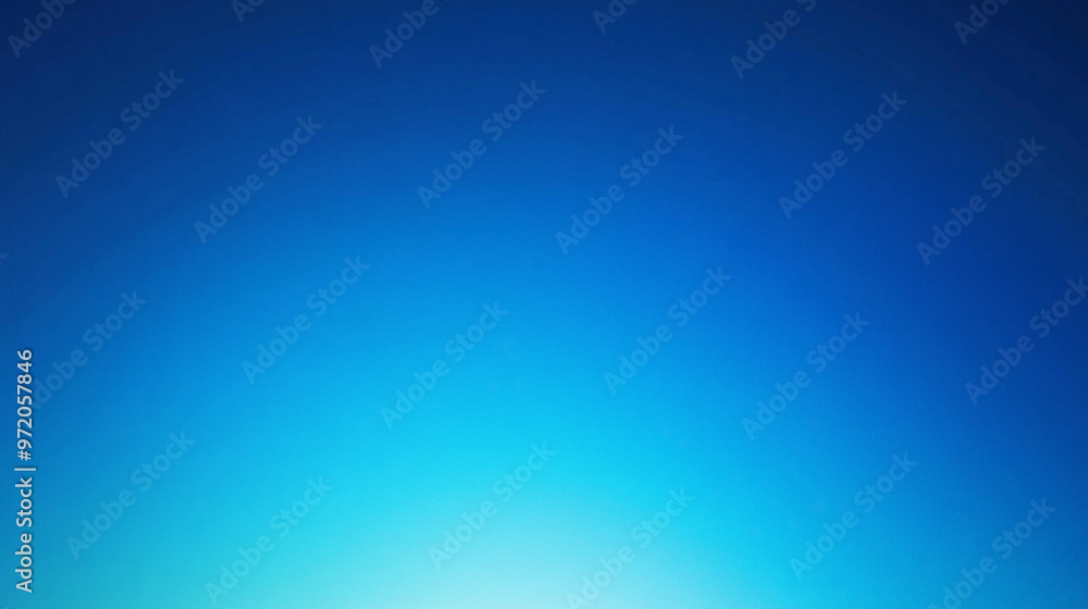 Poster smooth gradient transitions from light to dark shades of blue, creating a calming and minimalistic b