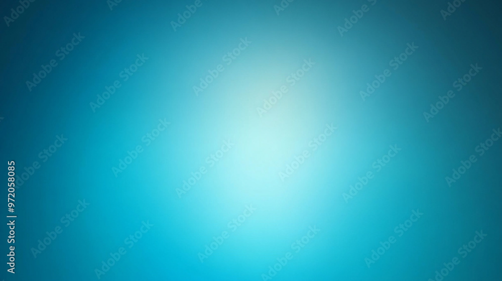 Poster smooth gradient transitions from light to dark shades of blue, creating a calming and minimalistic b