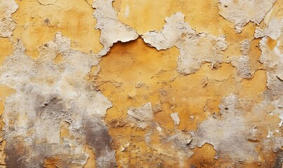 Obraz premium brown ochre wall texture, Generative AI 