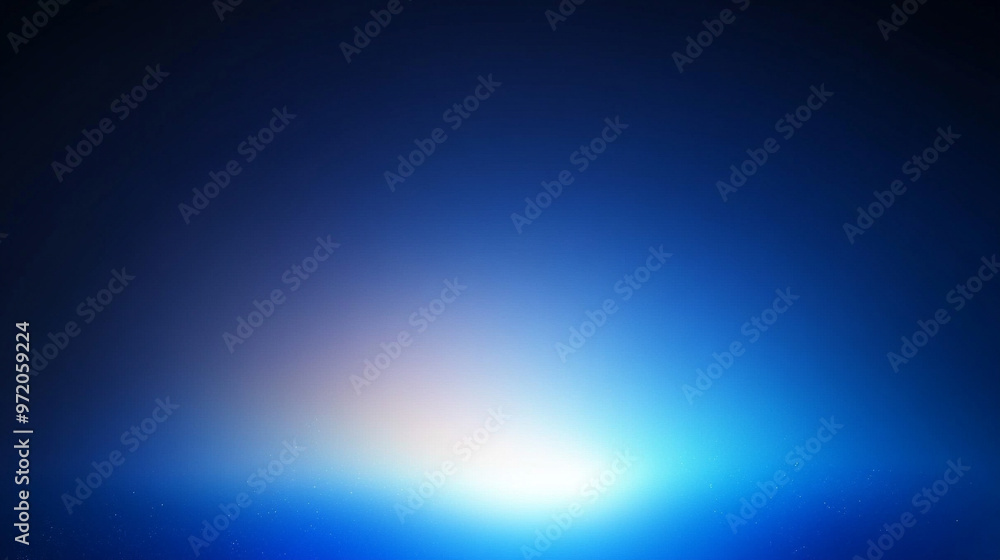 Poster smooth gradient transitions from light to dark shades of blue, creating a calming and minimalistic b