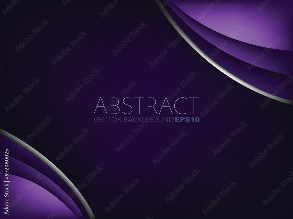 Fototapete graphic vector curve line overlap background for text and message design