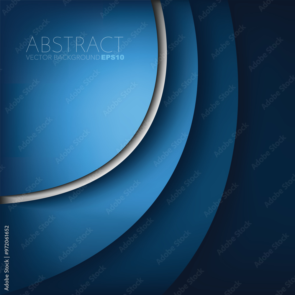 Fototapete graphic vector curve line overlap background for text and message design