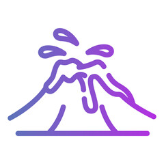 volcano Gradient icon
