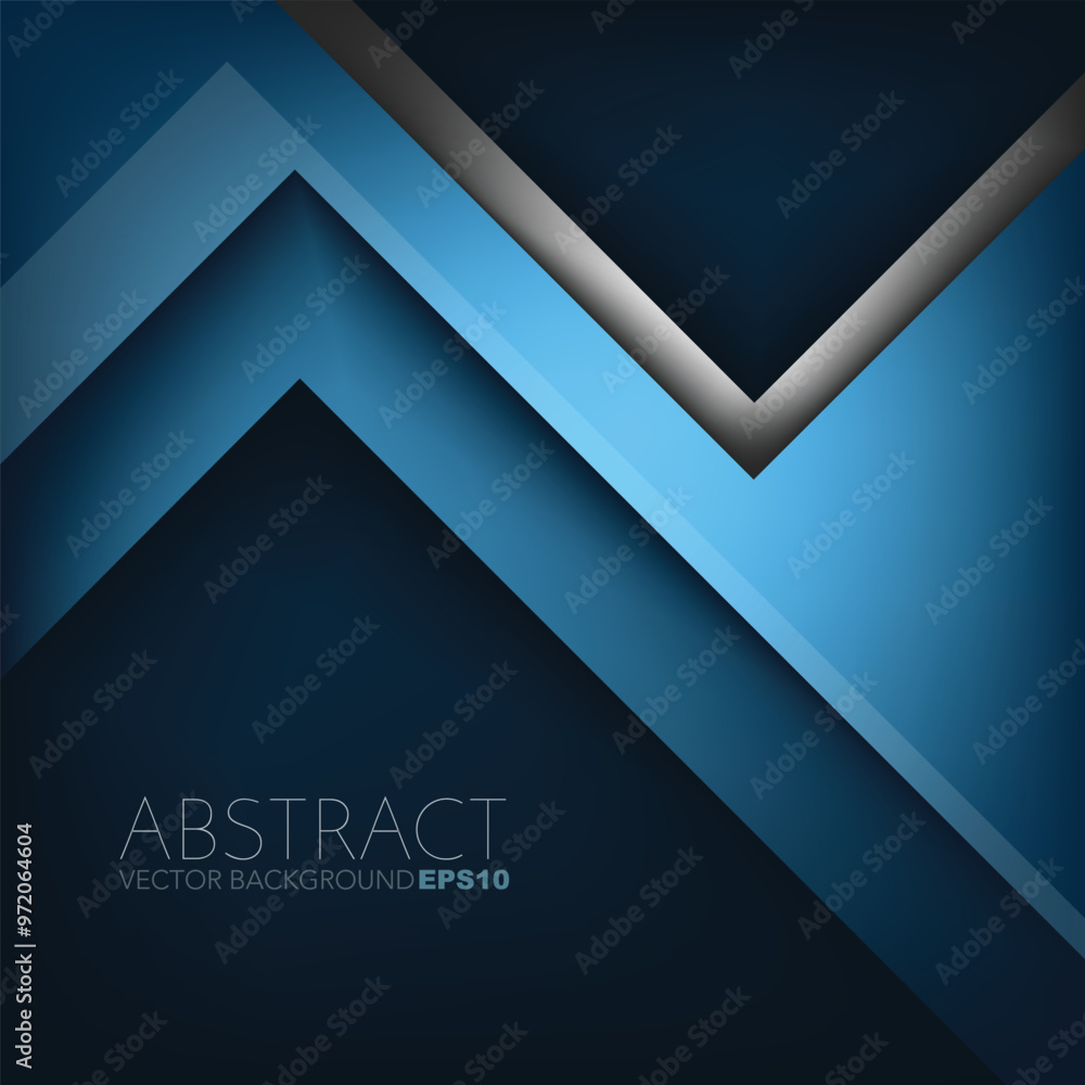 Fototapete graphic geometric triangle overlap vector layer background for text and message design