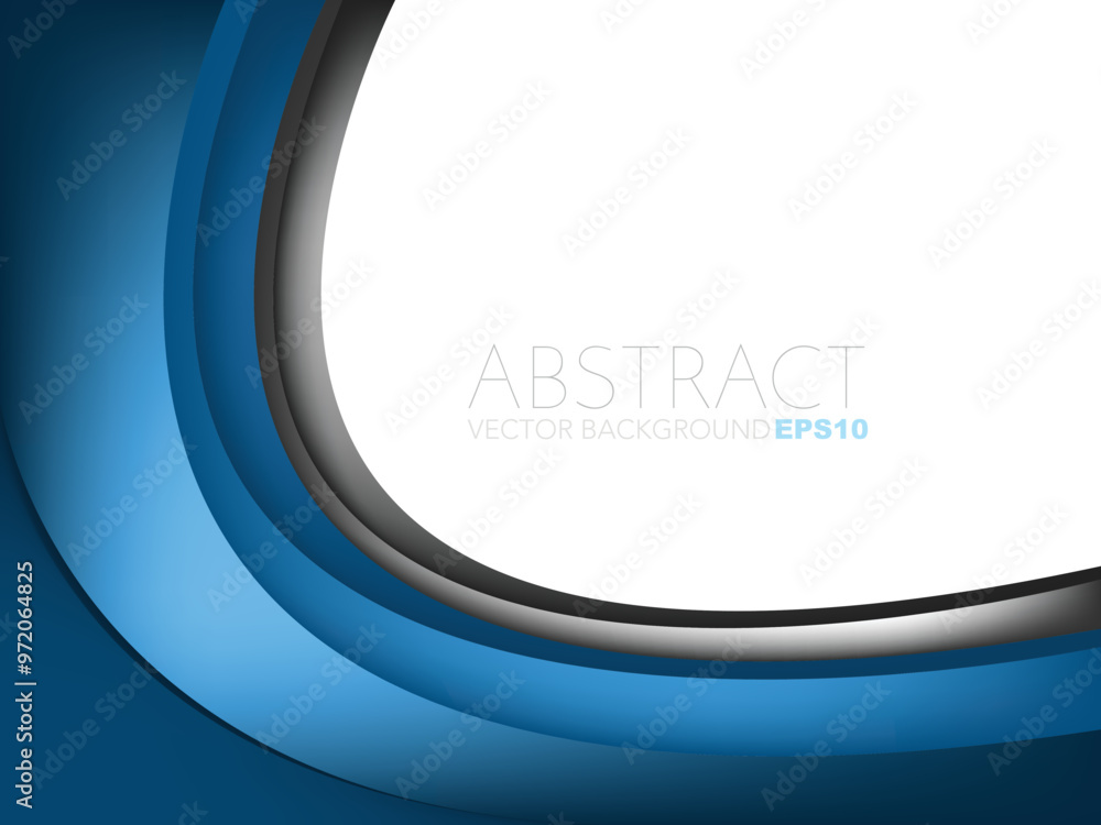 Poster graphic vector curve line overlap background for text and message design