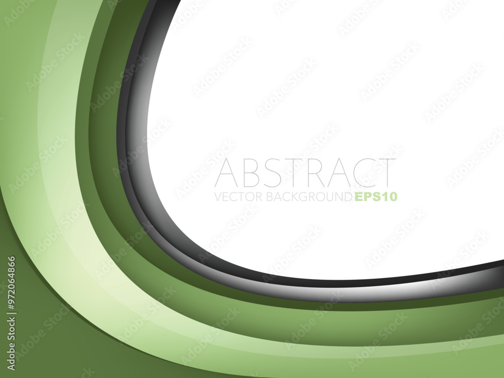 Poster graphic vector curve line overlap background for text and message design
