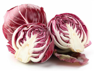Obraz premium radicchio isolated on white background