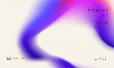 Trendy gradient mesh abstract design background