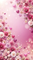 pink rose petals background