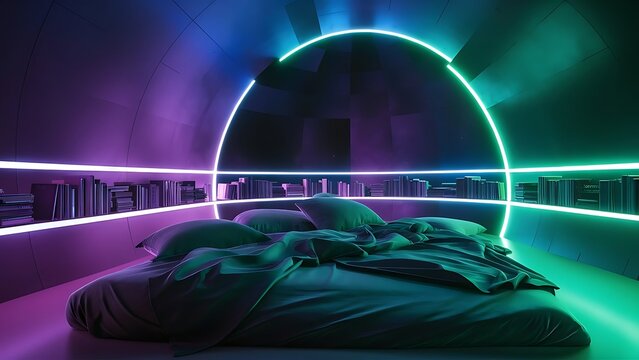 modern living room interior design with neon light . perfect for gaming man, couple, interior lover, neon , fps lover. false ceiling design, gaming room, computer setup.dream room	
