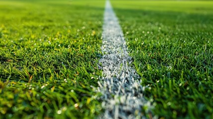 The Pitch: A 100-110 meter long, 64-75 meter wide field, featuring a halfway line, center circle for kickoffs, and penalty areas in front of both goals.
