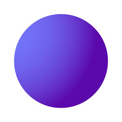 Circle color gradients. Rounded vibrant sphere buttons. Vector holographic set