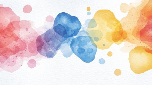 Machine learning creating art, abstract patterns forming, vibrant creative process, Watercolor style