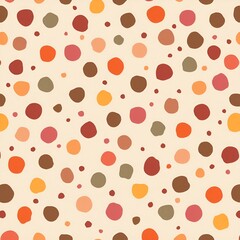 Polka dot seamless pattern, background