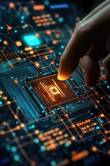 Finger on Circuit Board,