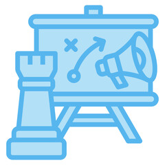 Marketing Strategy Icons For Design Elements 