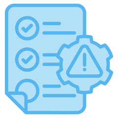 Risk Management Icons For Design Elements 