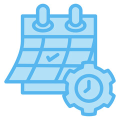 Time Management Icons For Design Elements 