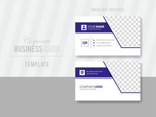 Modern and minimalist multipurpose business card template design