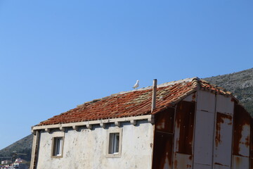 old house roof