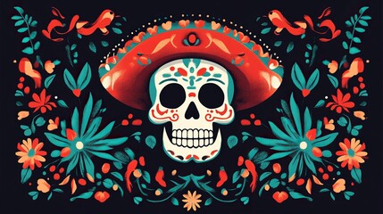Celebrate Mexico's Independence Day with a festive design! This template includes card, invitation, background, and pattern options.
