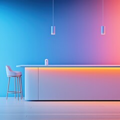 Smart lighting system in a modern home controlled by IoT-enabled voice assistants