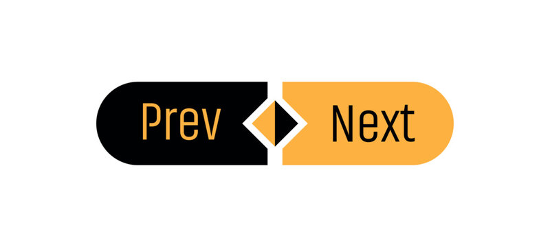 prev and next text vector button