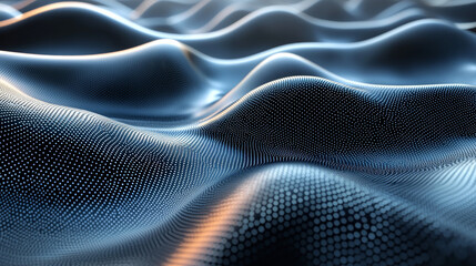 Naklejka premium Abstract blue and black wave pattern
