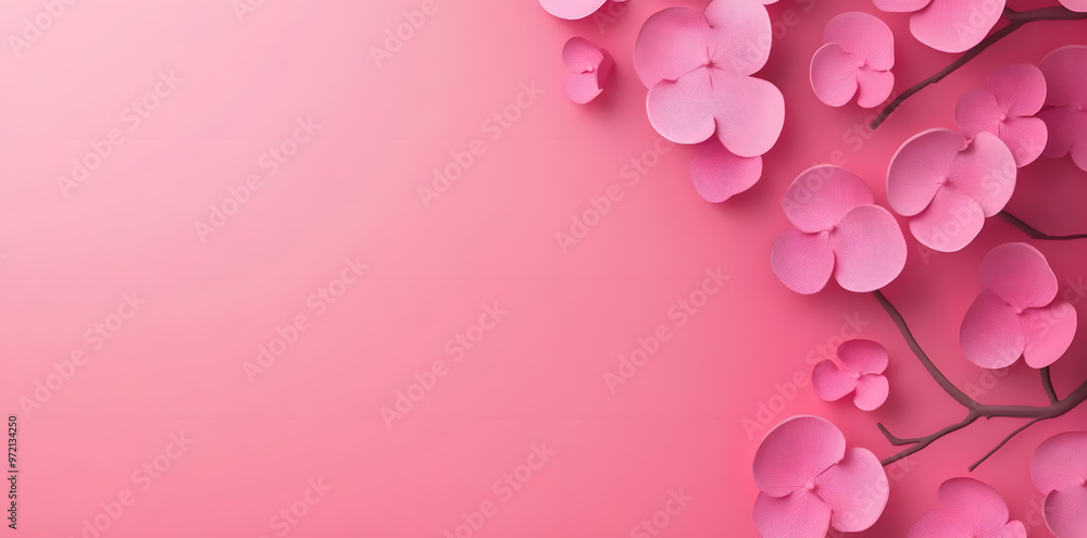 Poster Pink abstract background. Graphic design banner background template