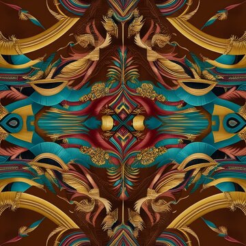 Boruca abstract pattern background 