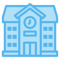 School Icons For Design Elements 