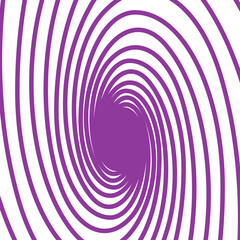 Purple spiral pattern stacked together, creating a mesmerizing image, conveying emotions of confusion and chaos