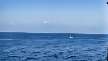 Obraz premium sailboat in the sea