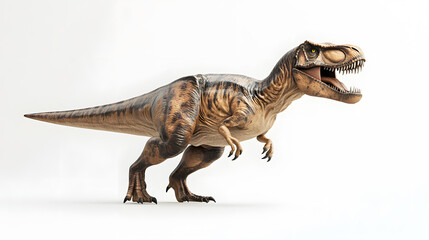 Naklejka premium Tyrannosaurus rex dinosaur isolated on white background. T-rex