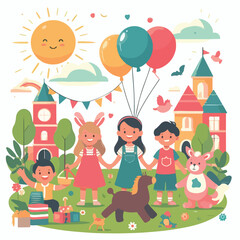 Children's day illustration
