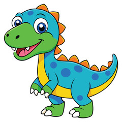 A drawing of a dinosaur