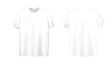 white t shirt template