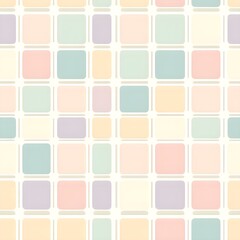 Abstract Pastel Tile Seamless Pattern Background Texture.