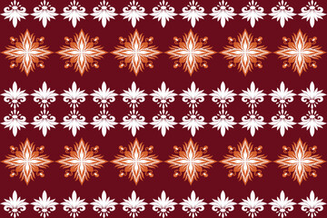 Oreintal Flora Damask Seamless pattern  embroidery, Indian style.  art ornament print.Design for carpet, cover,wallpaper, wrapping, fabric, clothing