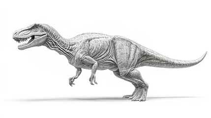 Obraz premium Tyrannosaurus Rex: A Prehistoric Predator's Roar