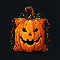 the AI Image Generator, Halloween pumpkin fruit