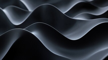Obraz premium Abstract background with black wavy texture.