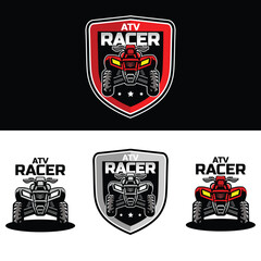 atv sport logo set design illustration © yusuf