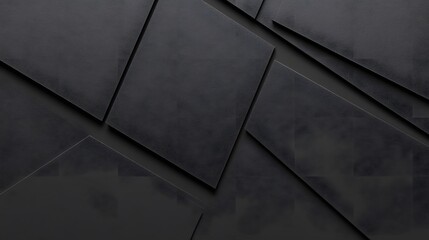 Abstract Black Geometric Shapes Background Texture