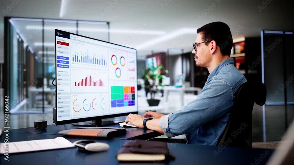 Poster Data Analyst Mit Data Analytics KPI
