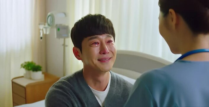 A patient sheds tears of joy, expressing deep gratitude while embracing a compassionate healthcare professional. The heartfelt hug symbolizes trust, care, and the profound bond