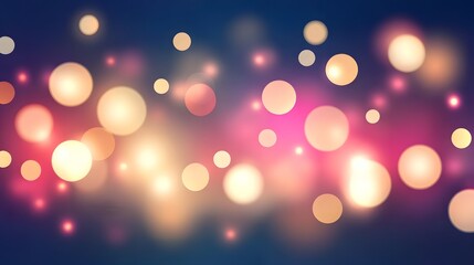 Obraz premium Abstract Bokeh Background with Colorful Lights and Blurred Effect