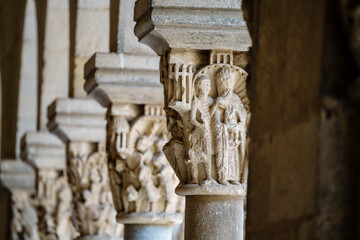 monastery of San Cugat del Vallés cloister, Slaughter of the Innocents, San Cugat del Vallés,...
